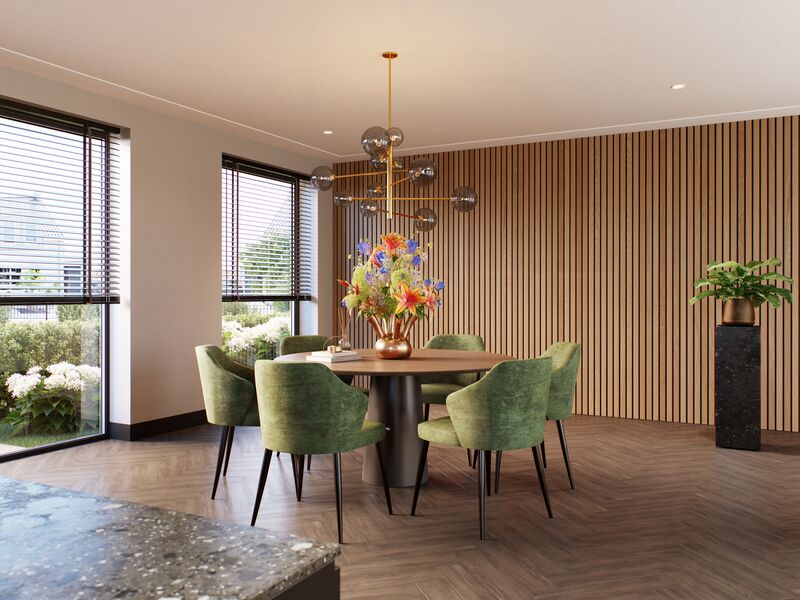 Decowall Acoustic Advanced Brons Eiken 260x30 cm, 2 stuks