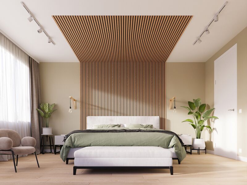 Decowall Acoustic Brons Eiken 260x30 cm, 2 stuks